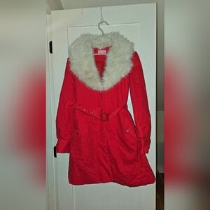Sugar Thrillz X DOLLS KILL Fur Christmas Holiday Coat